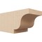 Ekena Millwork 6in. W x 6in. H x 12in. L Newport Woodgrain TimberThane Rafter Tail, Primed Tan RFTUR06X06X12NEWRCPR - alternate 1